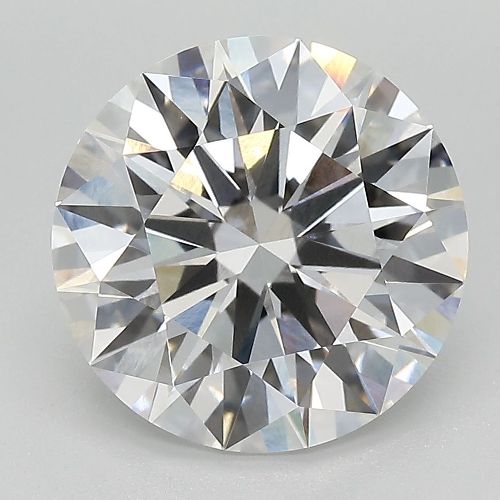 4.63ct F VVS1 Rare Carat Ideal Cut Round Lab Grown Diamond