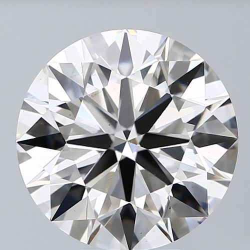 5.14ct H VS2 Rare Carat Ideal Cut Round Lab Grown Diamond