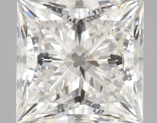 6.14ct G VS2 Rare Carat Ideal Cut Princess Lab Grown Diamond