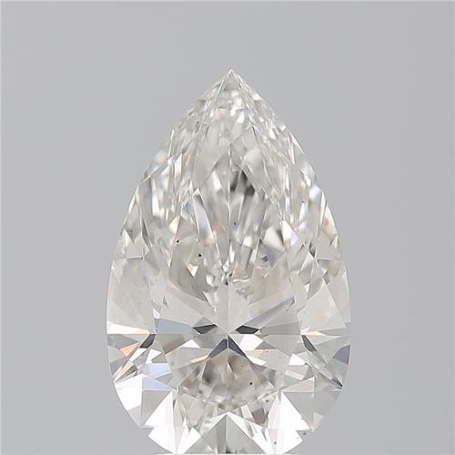 4.07ct H VS2 Rare Carat Ideal Cut Pear Lab Grown Diamond