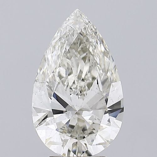 3.50ct I SI1 Rare Carat Ideal Cut Pear Lab Grown Diamond