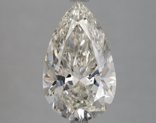 3.12ct I VS2 Rare Carat Ideal Cut Pear Lab Grown Diamond