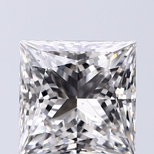 1.35ct G VS2 Rare Carat Ideal Cut Princess Lab Grown Diamond