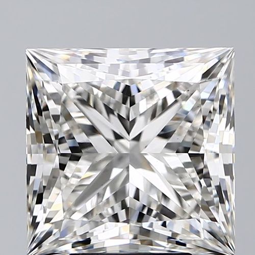 6.01ct G VS1 Rare Carat Ideal Cut Princess Lab Grown Diamond