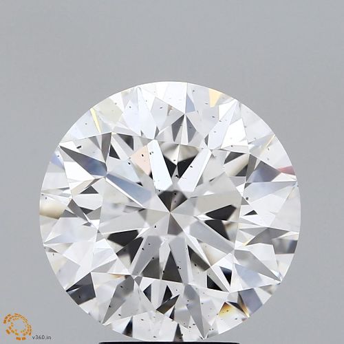 5.01ct G SI1 Excellent Cut Round Lab Grown Diamond