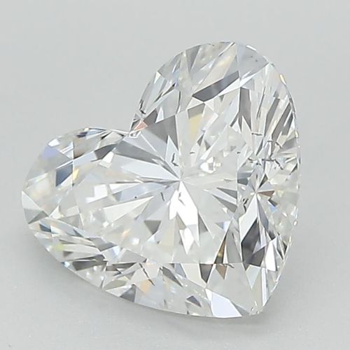 1.34ct F VS2 Rare Carat Ideal Cut Heart Lab Grown Diamond