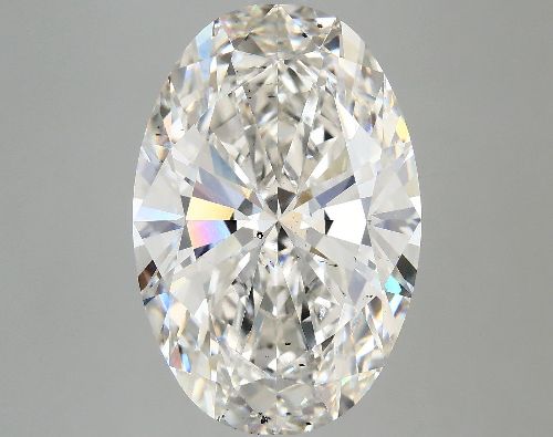 7.40ct H SI1 Rare Carat Ideal Cut Oval Lab Grown Diamond