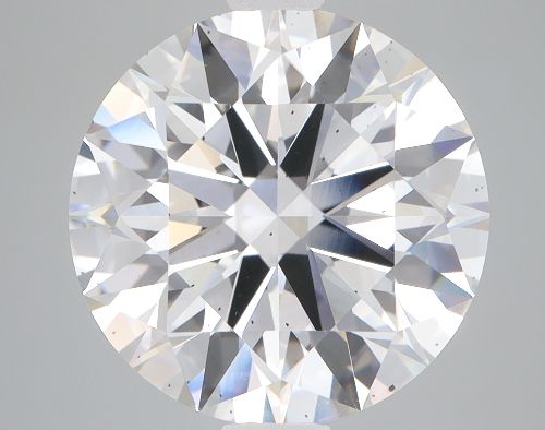 7.27ct F SI1 Rare Carat Ideal Cut Round Lab Grown Diamond