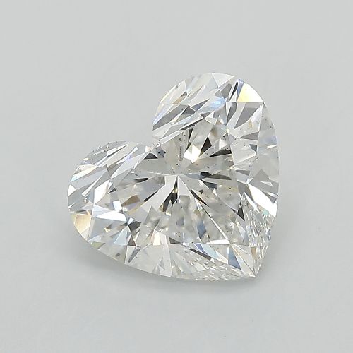 2.36ct F SI1 Rare Carat Ideal Cut Heart Lab Grown Diamond