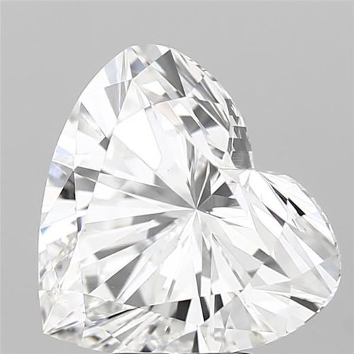 5.09ct F VS1 Rare Carat Ideal Cut Heart Lab Grown Diamond