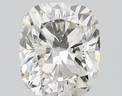 3.17ct H VS2 Rare Carat Ideal Cut Cushion Lab Grown Diamond