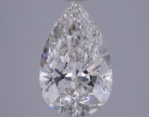 2.57ct H SI1 Rare Carat Ideal Cut Pear Lab Grown Diamond