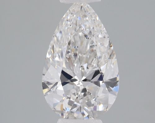 0.99ct F SI1 Rare Carat Ideal Cut Pear Lab Grown Diamond