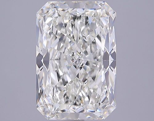 3.76ct H VS2 Rare Carat Ideal Cut Radiant Lab Grown Diamond