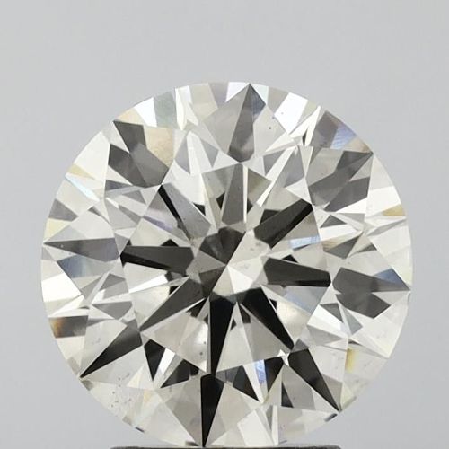 3.11ct K VS2 Rare Carat Ideal Cut Round Lab Grown Diamond