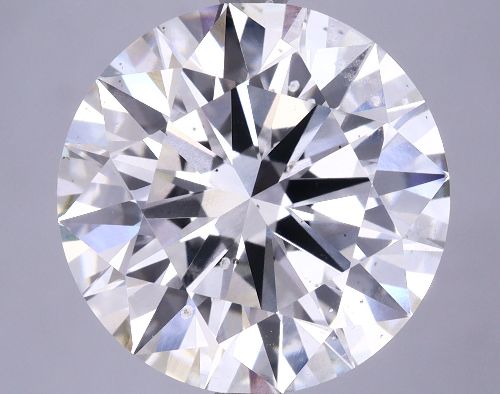 6.46ct I SI1 Rare Carat Ideal Cut Round Lab Grown Diamond