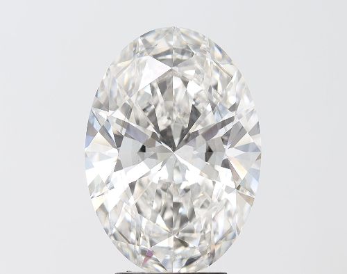 6.07ct H SI1 Rare Carat Ideal Cut Oval Lab Grown Diamond