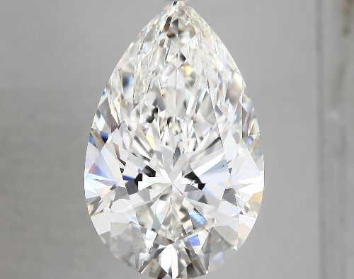 12.56ct F VS1 Rare Carat Ideal Cut Pear Lab Grown Diamond