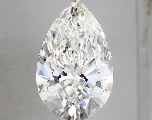 12.56ct F VS1 Rare Carat Ideal Cut Pear Lab Grown Diamond