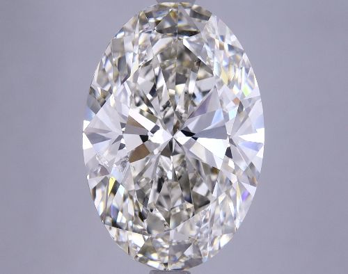 6.02ct I SI1 Rare Carat Ideal Cut Oval Lab Grown Diamond