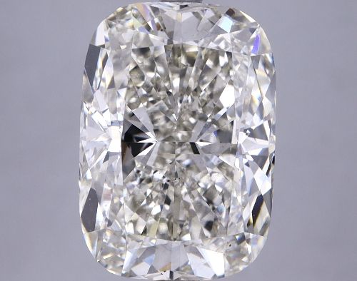 5.01ct J VS2 Rare Carat Ideal Cut Cushion Lab Grown Diamond