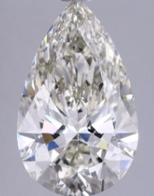 3.72ct J VS1 Rare Carat Ideal Cut Pear Lab Grown Diamond