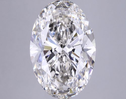 6.10ct I SI1 Rare Carat Ideal Cut Oval Lab Grown Diamond