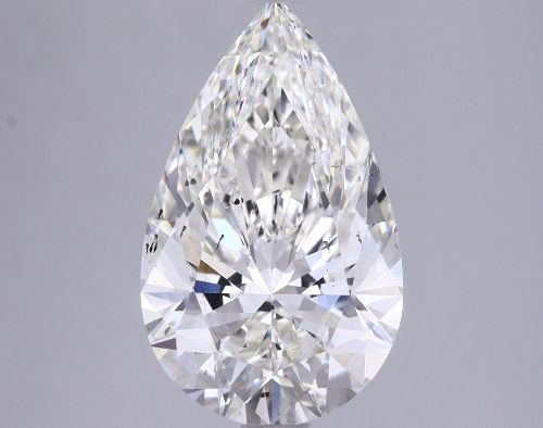 2.72ct H SI2 Rare Carat Ideal Cut Pear Lab Grown Diamond