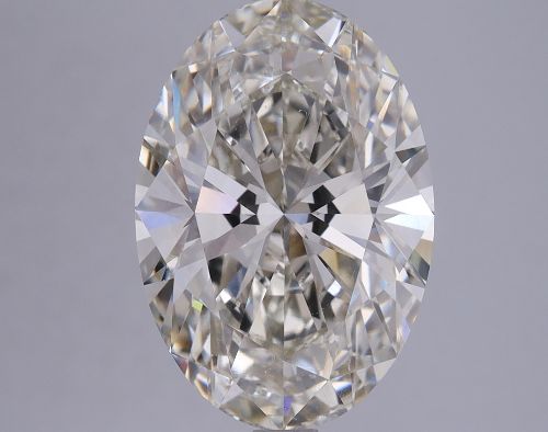 5.07ct J VS1 Rare Carat Ideal Cut Oval Lab Grown Diamond