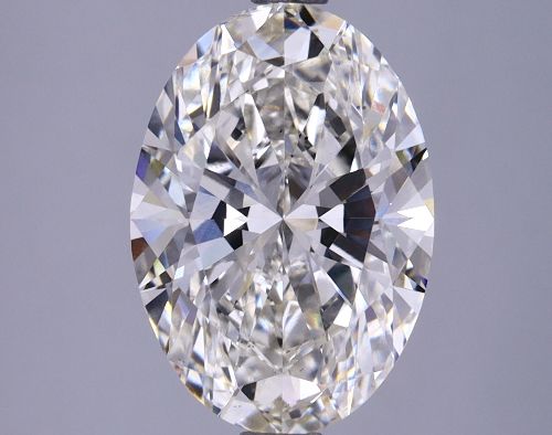 3.27ct H SI1 Rare Carat Ideal Cut Oval Lab Grown Diamond