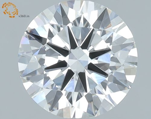 1.28ct F VS1 Rare Carat Ideal Cut Round Lab Grown Diamond