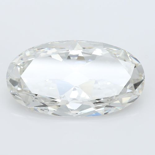 7.46ct H VS2 Good Cut Oval Lab Grown Diamond