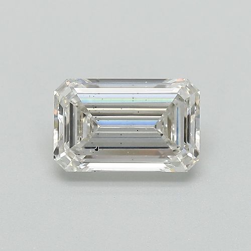 1.52ct I SI1 Rare Carat Ideal Cut Emerald Lab Grown Diamond