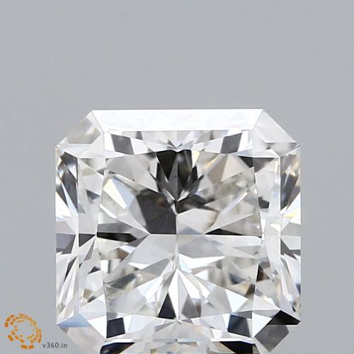 3.16ct H VS1 Rare Carat Ideal Cut Radiant Lab Grown Diamond