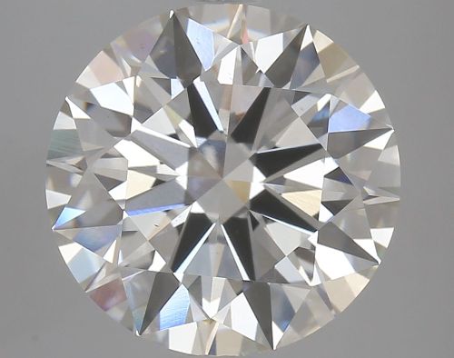 6.09ct H VS2 Rare Carat Ideal Cut Round Lab Grown Diamond