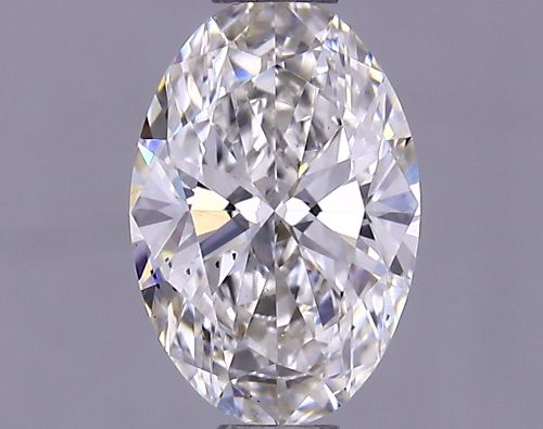 0.71ct F VS2 Rare Carat Ideal Cut Oval Lab Grown Diamond