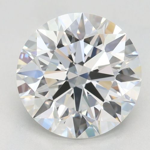 2.69ct F IF Rare Carat Ideal Cut Round Lab Grown Diamond