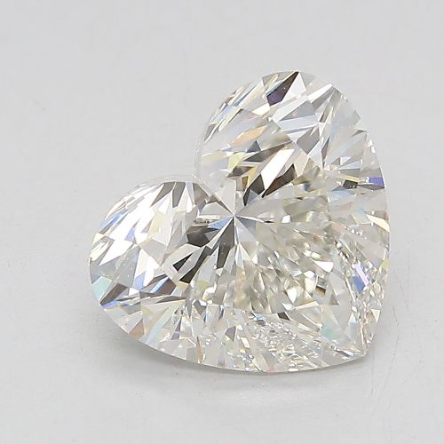 3.03ct H VS1 Rare Carat Ideal Cut Heart Lab Grown Diamond