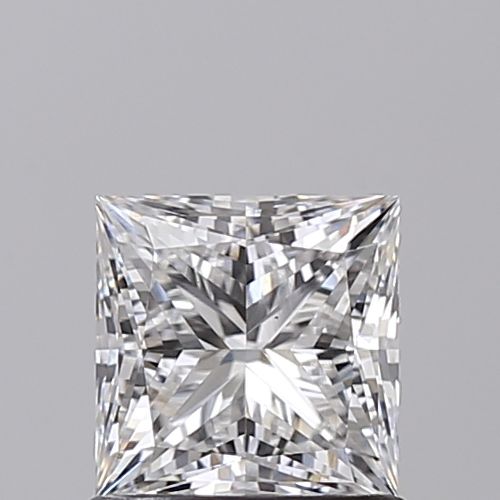 0.98ct E VS1 Rare Carat Ideal Cut Princess Lab Grown Diamond