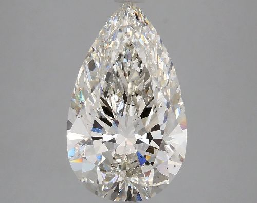 3.37ct H SI1 Rare Carat Ideal Cut Pear Lab Grown Diamond