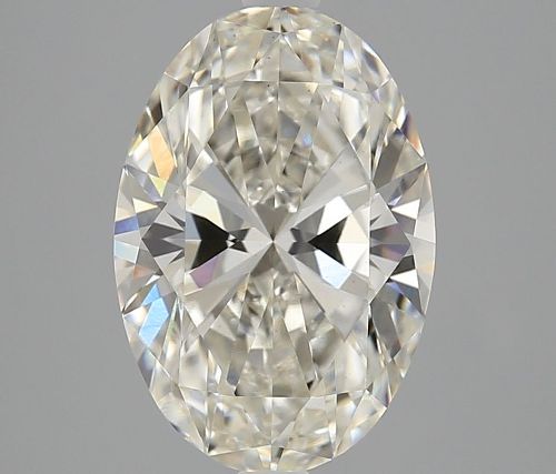 3.24ct J VS1 Excellent Cut Oval Lab Grown Diamond