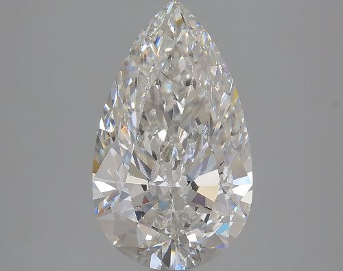 3.21ct F SI2 Rare Carat Ideal Cut Pear Lab Grown Diamond