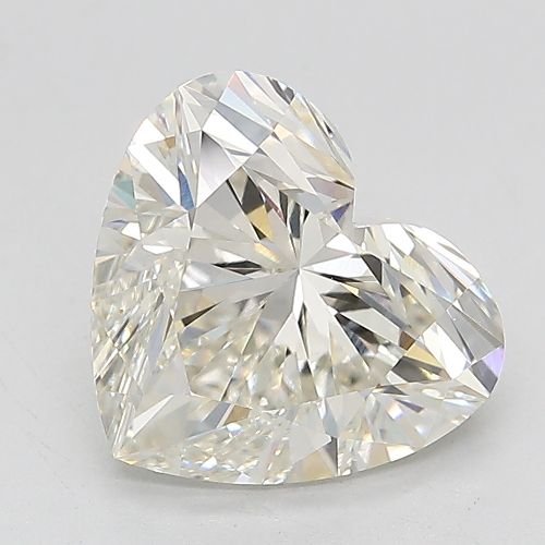 3.11ct H VVS2 Rare Carat Ideal Cut Heart Lab Grown Diamond