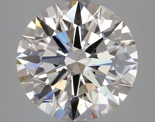 3.67ct F SI1 Rare Carat Ideal Cut Round Lab Grown Diamond