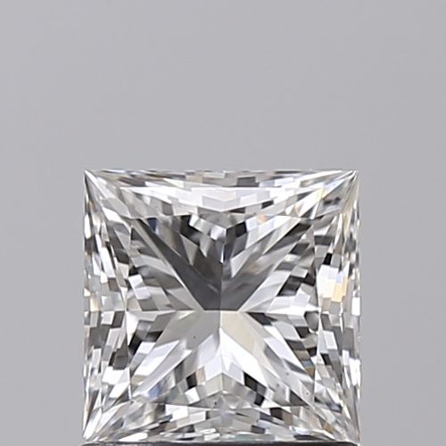 0.98ct F VS1 Rare Carat Ideal Cut Princess Lab Grown Diamond