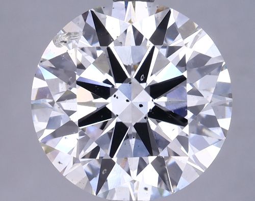 4.12ct F SI2 Rare Carat Ideal Cut Round Lab Grown Diamond