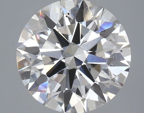 4.16ct F SI1 Rare Carat Ideal Cut Round Lab Grown Diamond