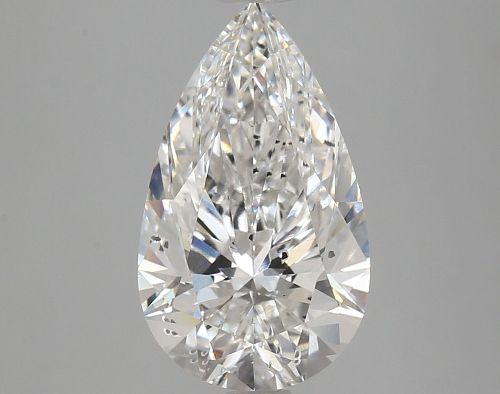 3.51ct F SI2 Rare Carat Ideal Cut Pear Lab Grown Diamond