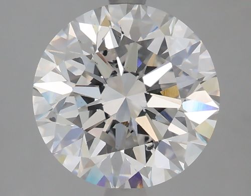 3.04ct F SI1 Excellent Cut Round Lab Grown Diamond