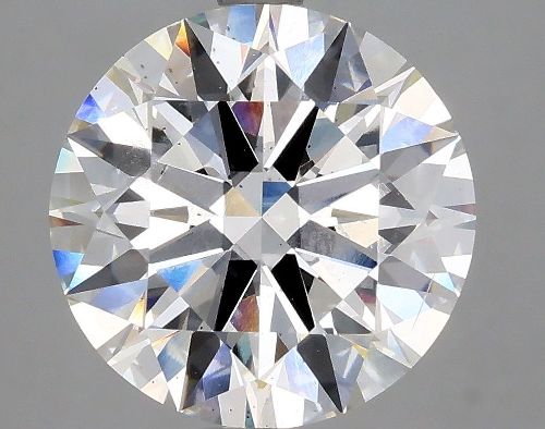 3.67ct F SI1 Rare Carat Ideal Cut Round Lab Grown Diamond